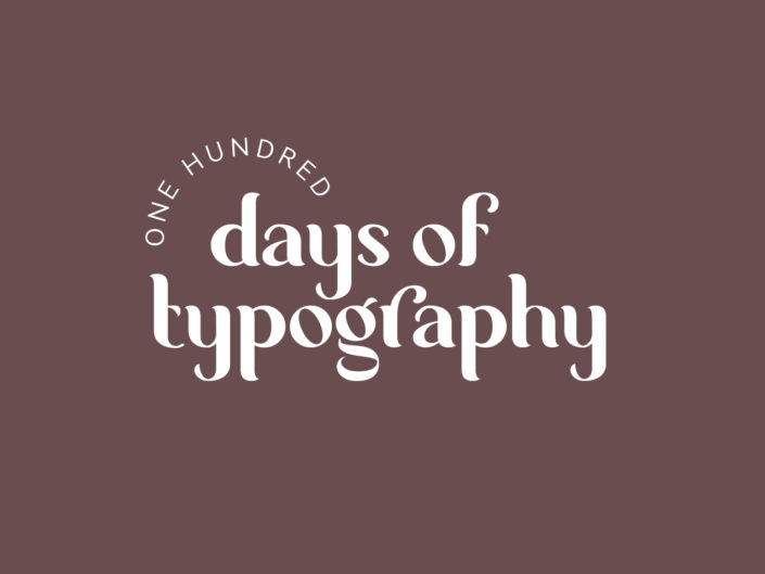 100 Days of Typography
